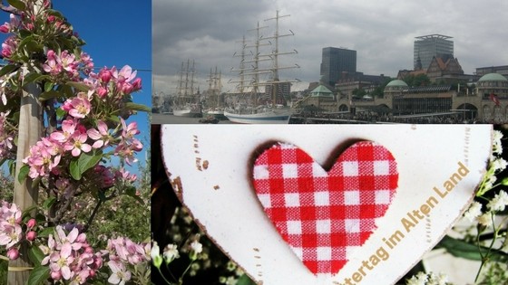 Hamburger Hafengeburtstag, Vatertag, Muttertag, Obstblüte, Apfelblüte